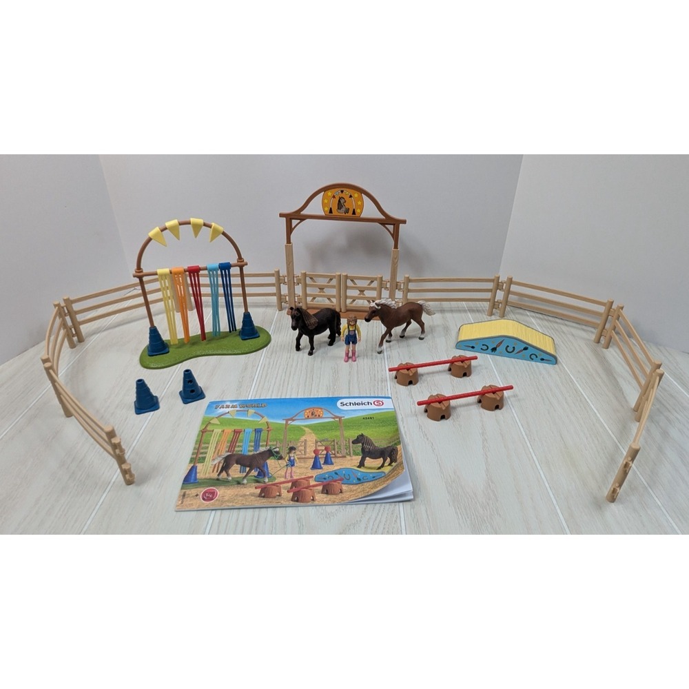 Schleich Farm World 42481 horse‎ playset missing some small pieces